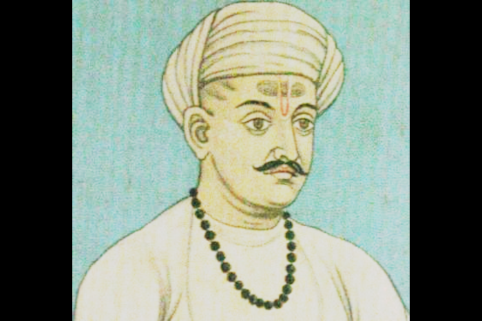 संत तुकाराम का राजा रवि वर्मा द्वारा चित्र